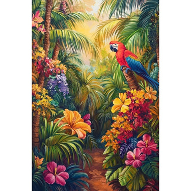 Tropical Flower Acrylic Canvas